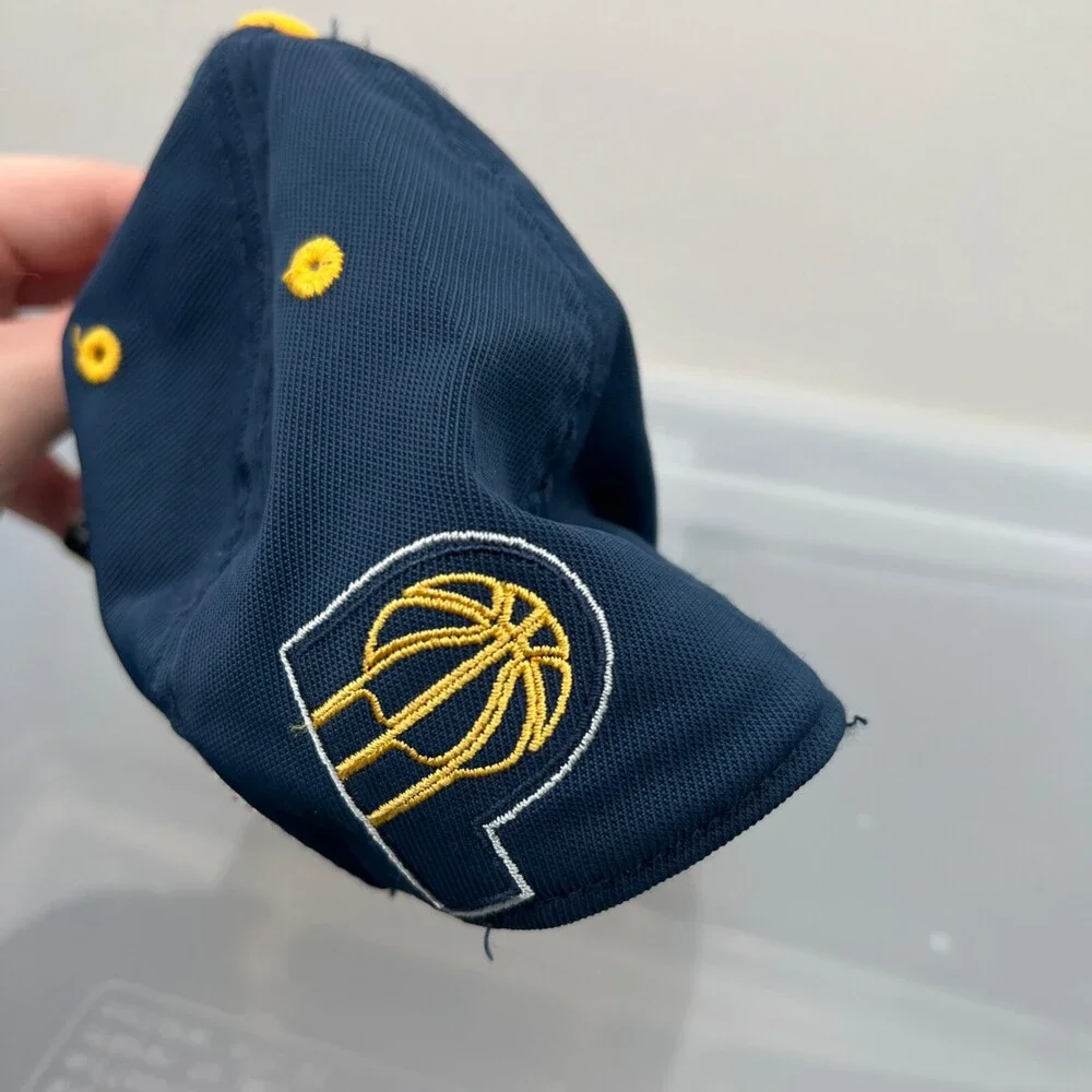 Adidas Indiana Pacers Hat Boys Blue Baseball Cap NBA Basketball Team‎ Child Size
